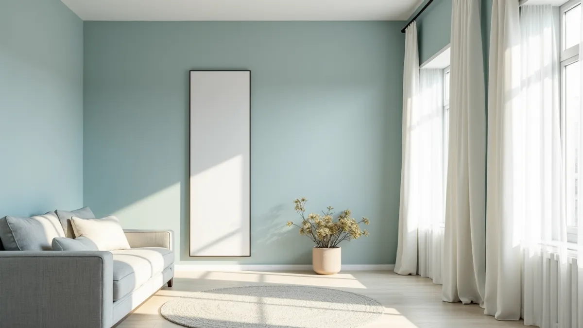 1. Permainan Warna Vertikal dan Cermin Tinggi, Trik Termurah Rumah 6x12